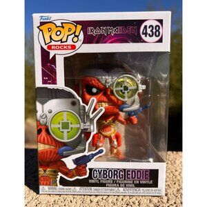 Funko Pop! Rocks: Iron Maiden - Cyborg Eddie (#438, NEW)
